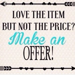 All reasonable offers will be considered!